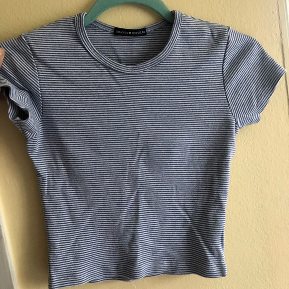 Brandy Melville stripped crop - Picture 2 of 2